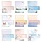 Better Office Products Japanese Watercolor Stationery Paper Set, 50 Sheets/50 Env, Letter Size, 9 Designs, 100PK 63901 - alternate 1